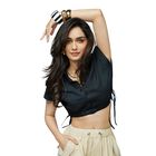 Ladies' 100% Cotton Shirt , Black, small image number null