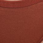 Ladies' 100% Cotton Panty, Brown, small image number null