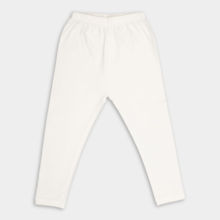 Girls' Legging, ऑफ व्हाइट, large image number null