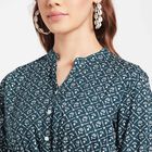 All Over Print Dress, Teal Blue, small image number null