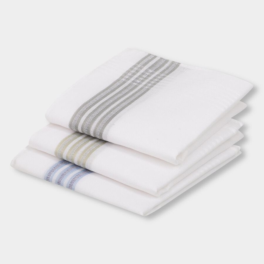 Men's Basic Hanky , Mid Blue, large image number null