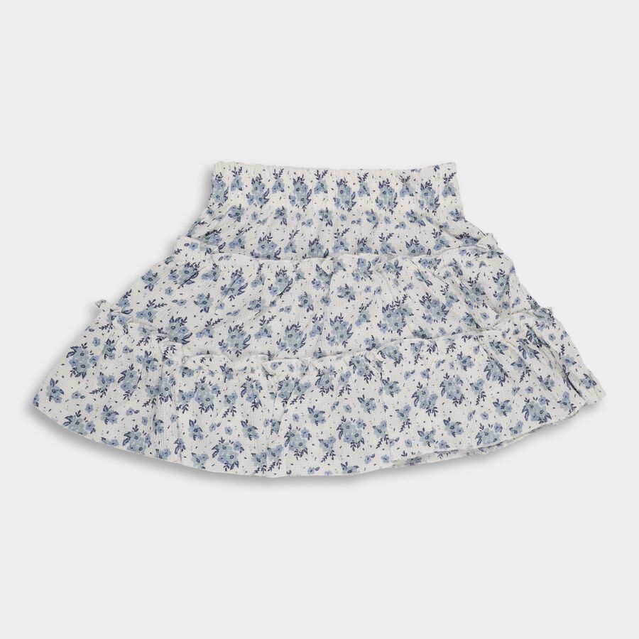 Girls' Skirt , Light Blue, large image number null