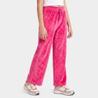 Girls Fuchsia Straight Fit Winter Pyjama, रानी (फ्यूशिया), small
