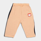 Infants Solid Elasticated Pyjama, Orange, small image number null