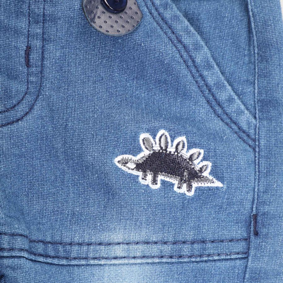 Infants Jogger Fit Jeans, Dark Blue, large image number null