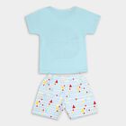 Infant Boy's Cotton Baba Suit, Light Blue, small image number null
