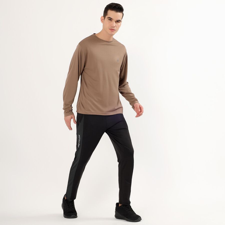 Men's T-Shirt, भूरा, large image number null