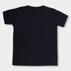 Boys' Half Sleeves T-Shirt , नेवी ब्लू, small image number null