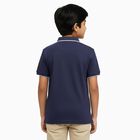 Boys' Half Sleeves T-Shirt, Mid Blue, small image number null