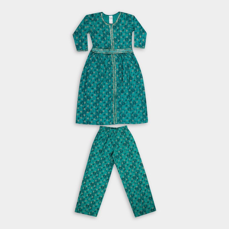Girls' Fusion Set, Aqua, large image number null
