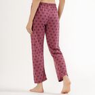 Women's Dusty Rose Floral Printed Relaxed Fit Pyjama, गुलाबी, small image number null