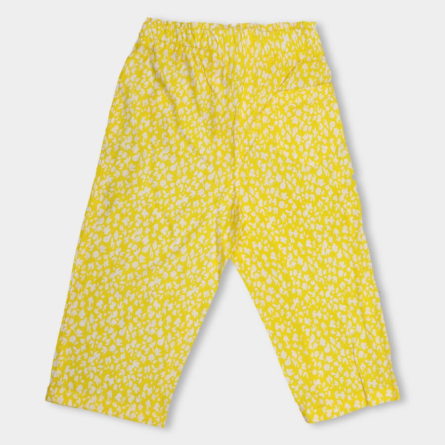 Girls' Capris , Yellow, large image number null