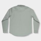 Boys Light Sage Green Cotton Classic Casual Shirt, Light Green, small image number null