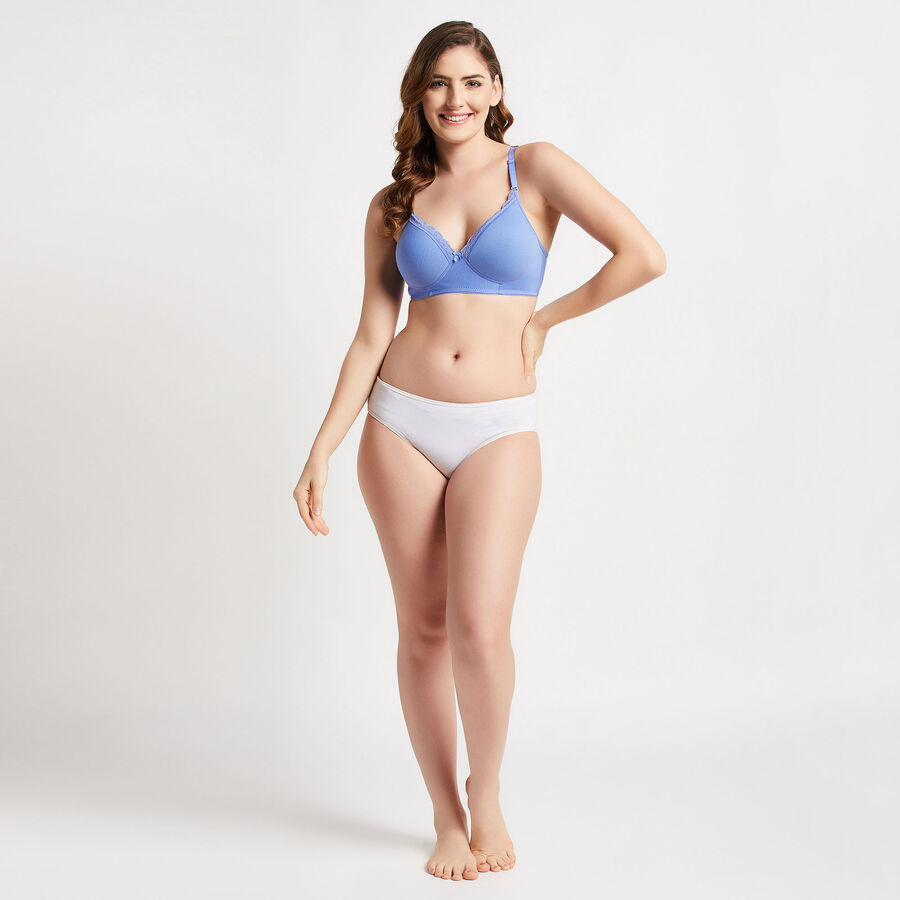 Solid Bra, Light Blue, large image number null