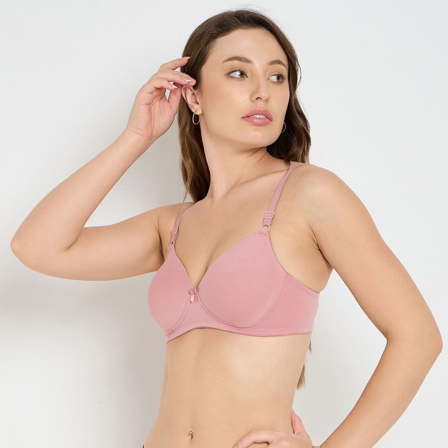 Ladies' Bra, Light Pink, large image number null