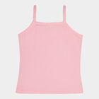 Girls Cotton Vest, Pink, small image number null