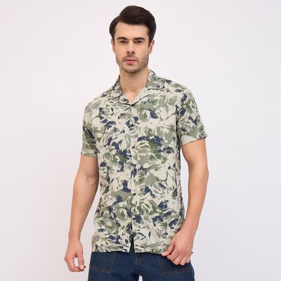 Men's Regular Collar Casual Shirt