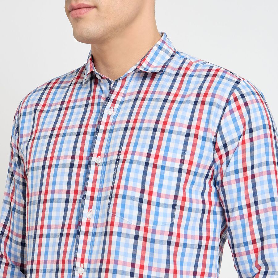 Men's Casual Shirt, लाल, large image number null