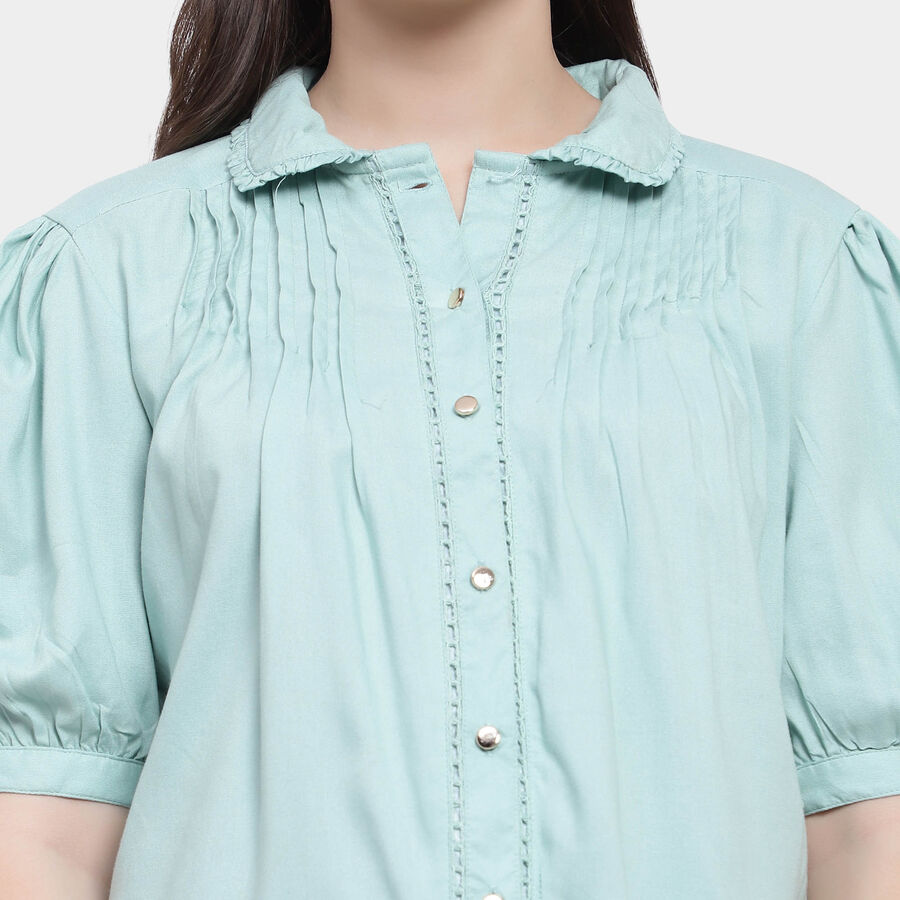 Solid Shirt, Light Green, large image number null