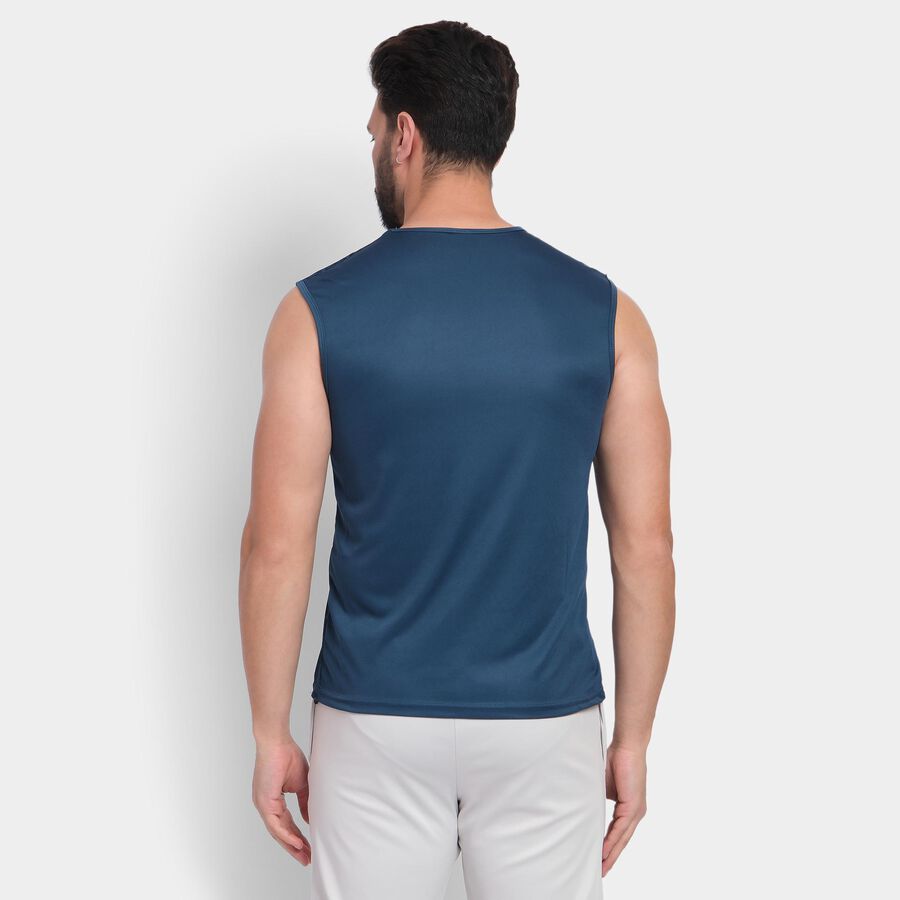 Men's T-Shirt, टील ब्लू, large