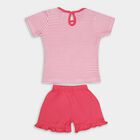Infant Girls' 100% Cotton Short Set, Pink, small