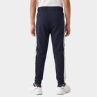 Boys' Navy Blue Jogger Fit Camo Side Panel Pyjama, Navy Blue, small