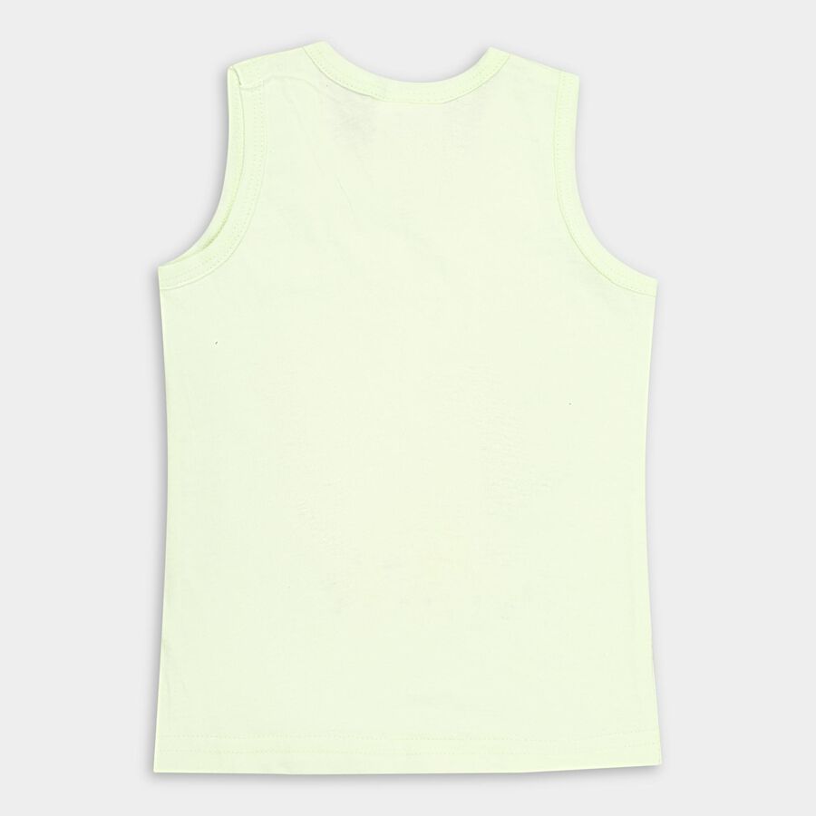 Infants' 100% Cotton Vest , Light Green, large
