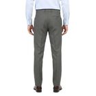 Men's Grey Slim Fit Formal Trousers, हल्का ग्रे, small