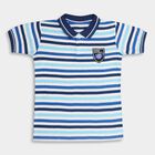 Boys' 100% Cotton Half Sleeves T-Shirt , नेवी ब्लू, small image number null