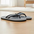 Men's Grey Flip-Flops Slipper, ग्रे, small
