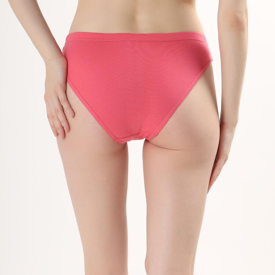 Ladies' 100% Cotton Panty , Coral, large image number null