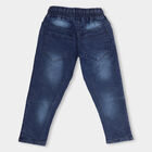 Boys' 100% Cotton Jeans, Dark Blue, small image number null