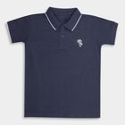 Boys' Half Sleeves T-Shirt, Mid Blue, small image number null