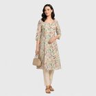 Women's Light Pink Floral Printed Ethnic Set, Light Pink, small