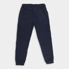 Boys' Deep Navy Blue Elastic Waist Winter Pyjama, नेवी ब्लू, small image number null