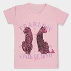 Girls' T-Shirt, हल्का गुलाबी, small image number null