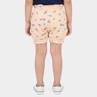 Girls Peach Classic Fit Floral Bloomer Shorts, Peach, small