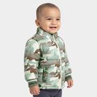 Infants Light Green Stand Collar Puffer Jacket, Light Green, small