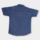 Boys' Casual Shirt , Navy Blue, small image number null
