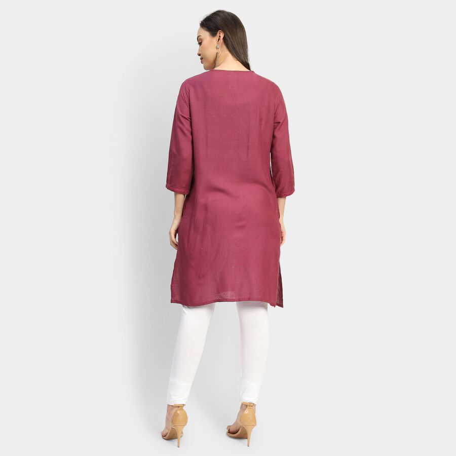 Ladies' Kurta, Wine, large image number null
