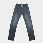 Boys Grey Slim Fit Washed Jeans, Light Grey, small