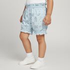 Girls' Soft Ivory Cotton Regular Fit Bloomers, Light Blue, small image number null
