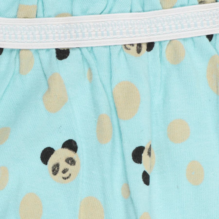 Infants' 100% Cotton Bloomer , Aqua, large