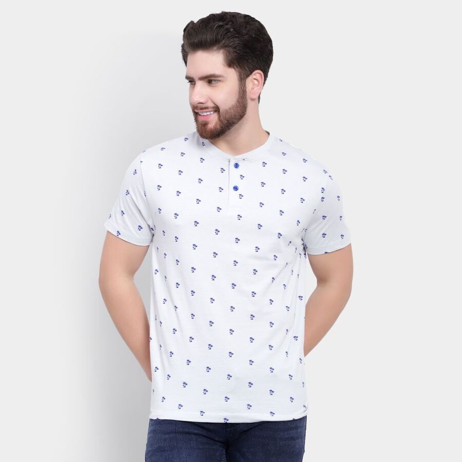 Henley T-Shirt, Light Grey, large image number null