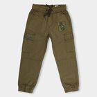 Boys' 100% Cotton Trousers , ओलिव, small image number null