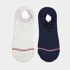 Motif Socks, Navy Blue, small image number null