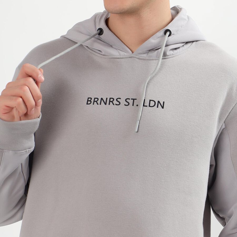 Men's Sweatshirt, हल्का ग्रे, large image number null