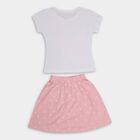 Girls' Top Skirt , ऑफ व्हाइट, small image number null