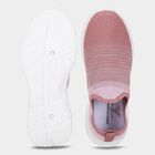 Women's Pink Slip-On Sneakers, गुलाबी, small