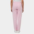 Girls' Cotton Blend Minimalist Pyjama, हल्का गुलाबी, small